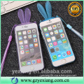 New products pretty movable bunny rabbit ear soft tpu case for iphone 5s back cover